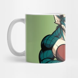 Anthro Scalie Dragon Valentine Lover Mug